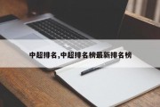 中超排名,中超排名榜最新排名榜