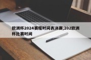 欧洲杯2024赛程时间表决赛,202欧洲杯比赛时间