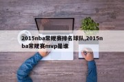 2015nba常规赛排名球队,2015nba常规赛mvp是谁