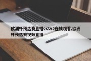 欧洲杯预选赛直播cctv5在线观看,欧洲杯预选赛视频直播