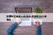 欧洲杯已确定11队出线,欧洲杯2021参赛队