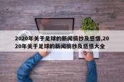 2020年关于足球的新闻摘抄及感悟,2020年关于足球的新闻摘抄及感悟大全