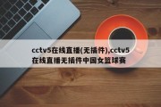 cctv5在线直播(无插件),cctv5在线直播无插件中国女篮球赛