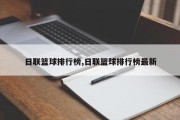 日联篮球排行榜,日联篮球排行榜最新