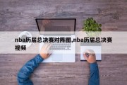 nba历届总决赛对阵图,nba历届总决赛视频