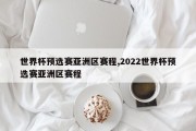 世界杯预选赛亚洲区赛程,2022世界杯预选赛亚洲区赛程