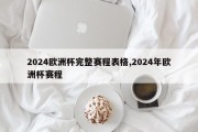 2024欧洲杯完整赛程表格,2024年欧洲杯赛程