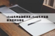 cba山东男篮最新消息,cba山东男篮最新消息积分排名