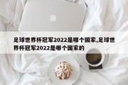 足球世界杯冠军2022是哪个国家,足球世界杯冠军2022是哪个国家的